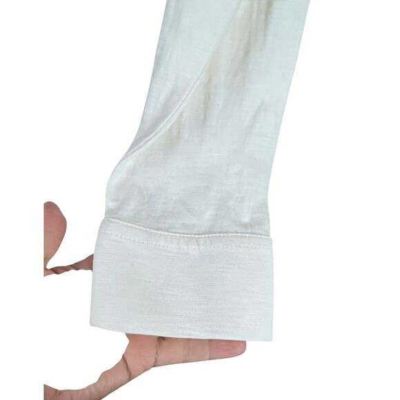 Idyllwind Women Embroidered Tie Front Knit Long Sleeve Western Pearl Snap Shirt - Picture 7 of 13